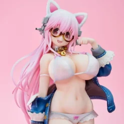 Union Creative Super Sonico White cat ver. Figure JAPAN OFFICIAL