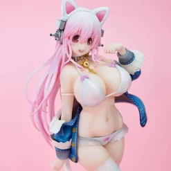 Union Creative Super Sonico White cat ver. Figure JAPAN OFFICIAL