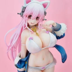 Union Creative Super Sonico White cat ver. Figure JAPAN OFFICIAL