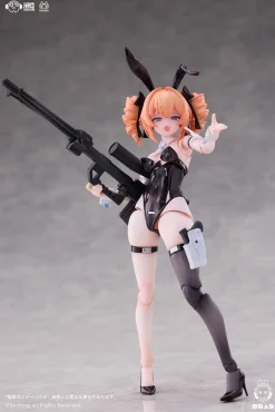 Sushing BUNNY RAPID ACTION SQUAD Sniper Leoni 1/12 Action Figure JAPAN OFFICIAL