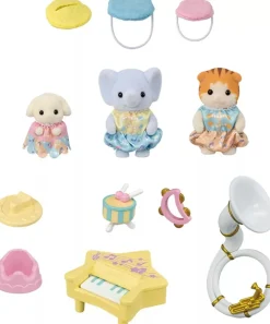 Epoch Sylvanian Families Music Band Nursery Babies Set S-78 Doll JAPAN OFFICIAL