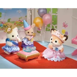 Epoch Sylvanian Families Preschool Presentation Set Princess & Glass Shoes S-77 JAPAN