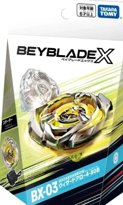 TAKARA TOMY Beyblade X BX-03 Starter Wizard Arrow 4-80B JAPAN OFFICIAL