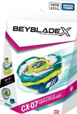 Takara Tomy Beyblade X CX-07 Starter Pegasus Blast ATr JAPAN OFFICIAL