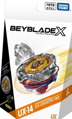 Takara Tomy Beyblade X UX-14 Starter Scorpio Spear 0-70Z JAPAN OFFICIAL