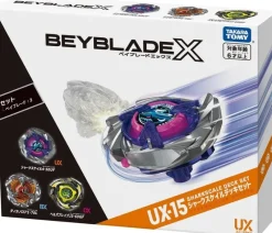 Takara Tomy Beyblade X UX-15 Shark Scale Deck Set JAPAN OFFICIAL