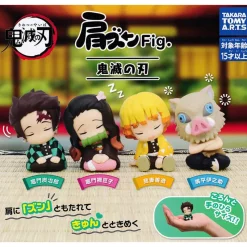 TakaraTomy Figure|Demon Slayer*Takara Tomy Demon Slayer Shoulder Zun Fig. Full set 4 types Capsule Toy ZA-634