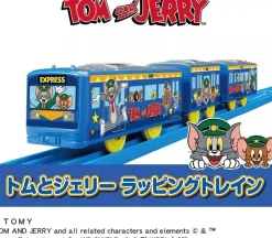 TAKARA TOMY Pla-Rail*Plarail Tom and Jerry Wrapping Train JAPAN OFFICIAL