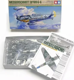 Tamiya Figure*1/48 masterpiece machine series No.117 Luftwaffe Messerschmitt BF109 G-6