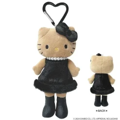 TCP Hello Kitty 2024 GOGO GAL Collection 90s Style Up Mascot Black Plush JAPAN