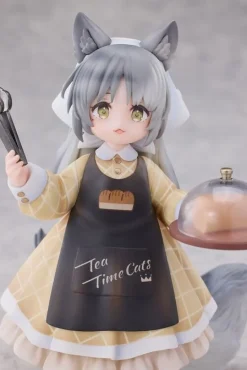 RIBOSE Figure*Tea Time Cats Scene Bread House Clerk & Customer Set Figure JAPAN OFFICIAL