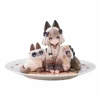 RIBOSE Tea Time Cats x Siamese Cat Azuki-san Set Figure JAPAN OFFICIAL