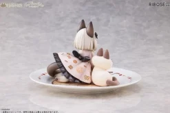 RIBOSE Tea Time Cats x Siamese Cat Azuki-san Set Figure JAPAN OFFICIAL