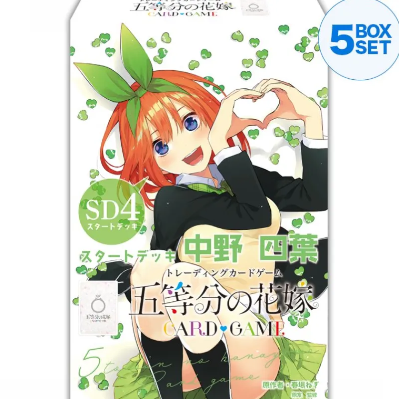 BUSHIROAD Cards*The Quintessential Quintuplets Card Game Starter Deck Yotsuba Nakano TCG JAPAN