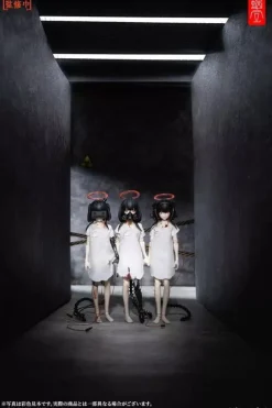 Snail Shell Three Wise Monkeys See no Evil Hear no Evil Speak no Evil Action Figure JAPAN