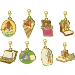 Ensky Tom and Jerry Metal Charm Collection All 8 types set JAPAN OFFICIAL
