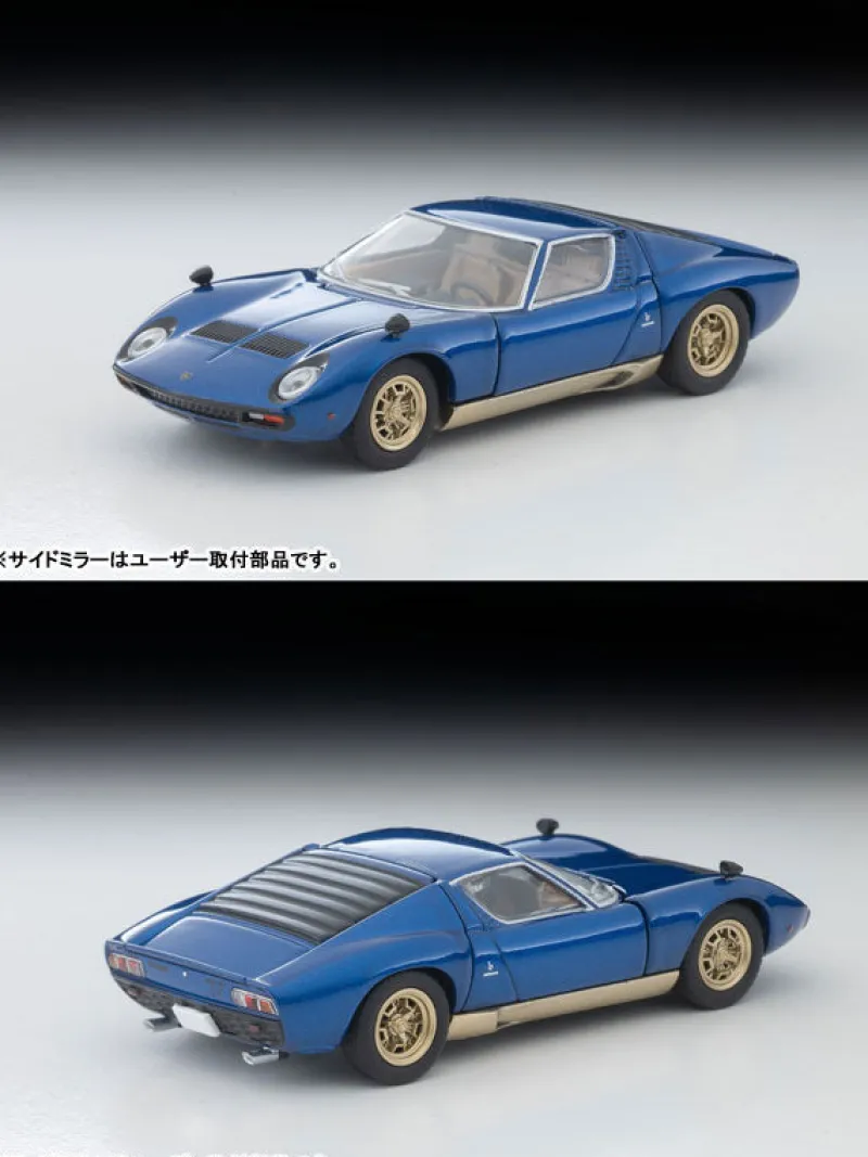 Tomytec Tomica*Tomica Limited Vintage LV Lamborghini Miura SV Blue Metallic JAPAN OFFICIAL