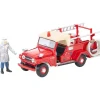 Tomytec Tomica Limited Vintage LV-31c Nissan Patrol Pump Fire Truck with Figure JAPAN