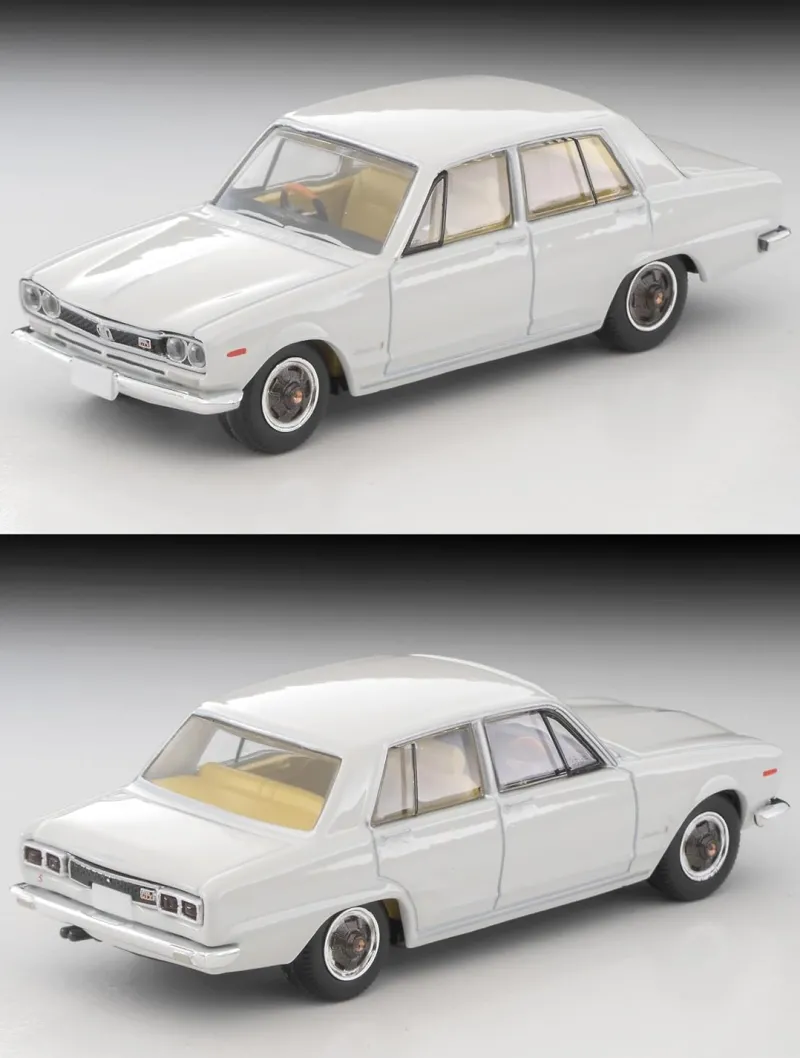 Tomytec Tomica*Tomica Limited Vintage LV-163c Nissan Skyline 2000 GT-X White 1972 Model 1/64
