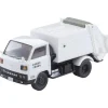 Tomytec Tomica*Tomica Limited Vintage NEO LV-N343b Fusou Canter Garbage Truck White with Figure