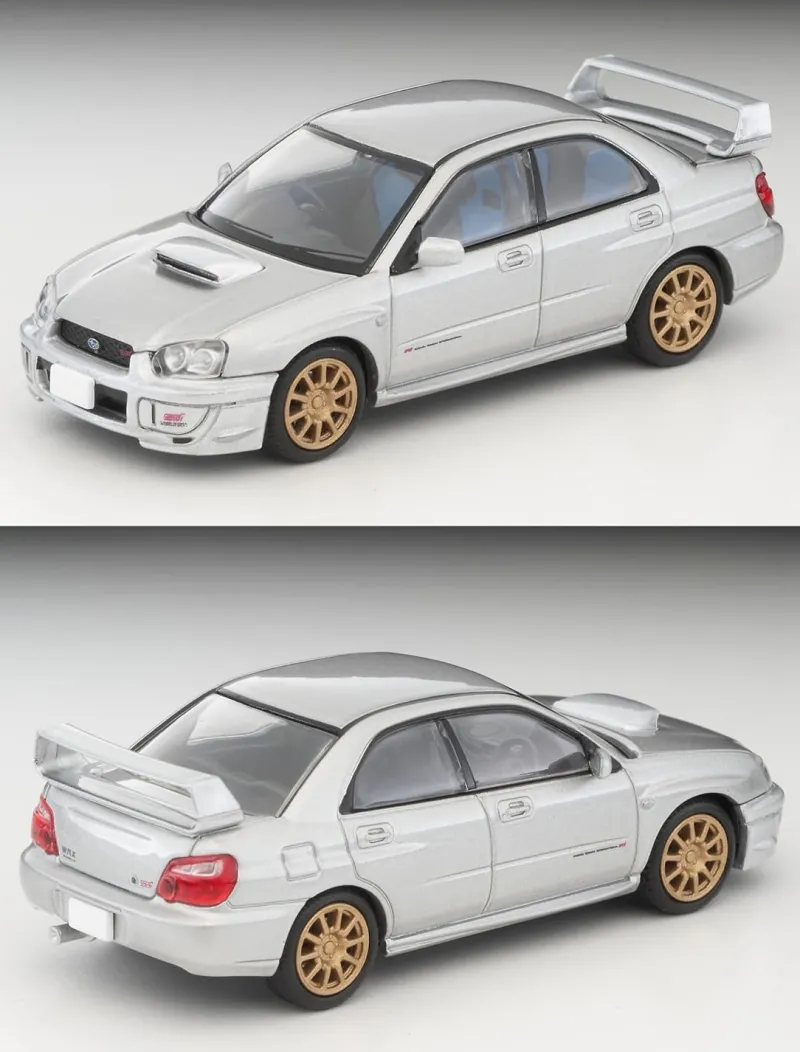 Tomytec Tomica Limited Vintage NEO LV-N336b Subaru Impreza WRX STi Silver 2003 Model