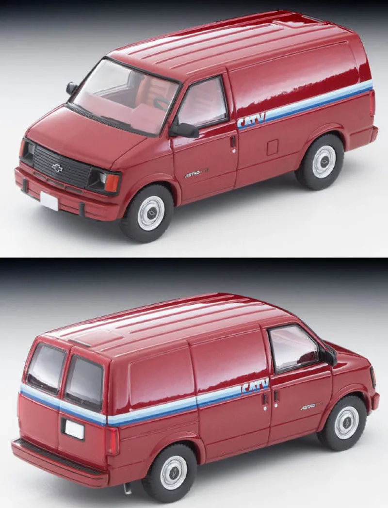 Tomytec Tomica*Tomica Limited Vintage NEO 1/64 LV-N344a Chevrolet Astro Van Red JAPAN OFFICIAL