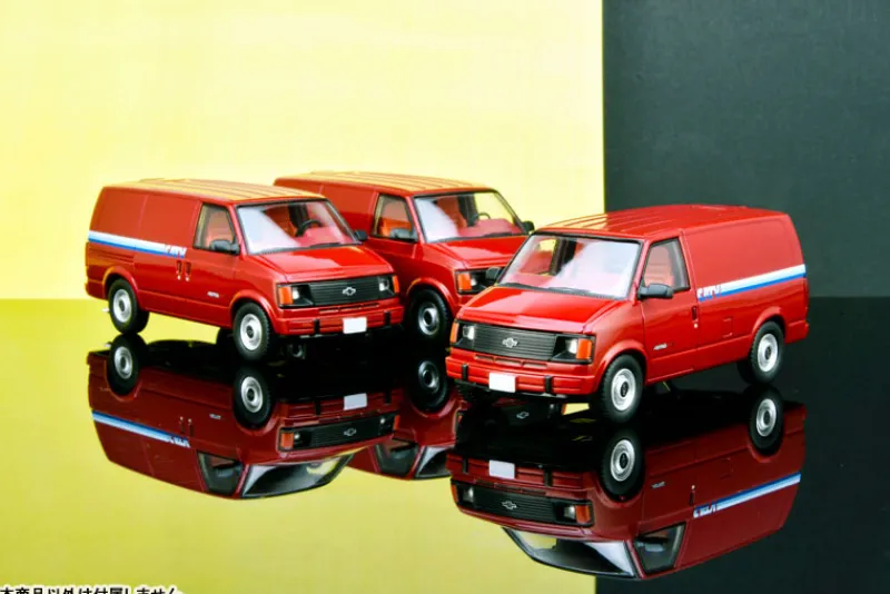 Tomytec Tomica*Tomica Limited Vintage NEO 1/64 LV-N344a Chevrolet Astro Van Red JAPAN OFFICIAL