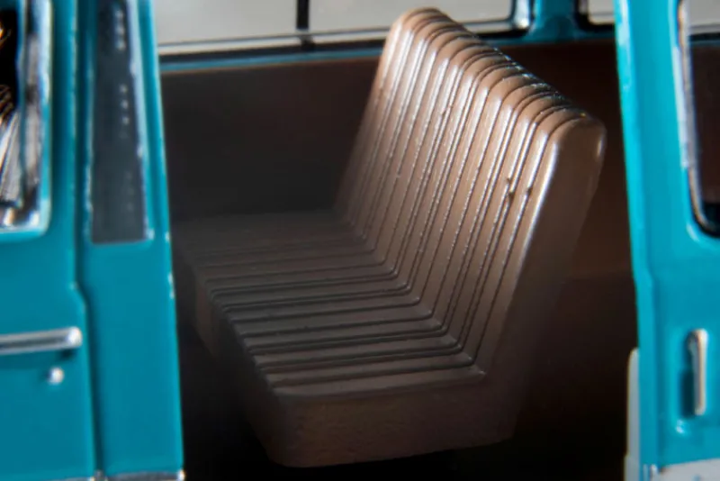 Tomytec Tomica Limited Vintage NEO 1/64 LV-N341a Nissan Homy Long Light Van Blue 76Model