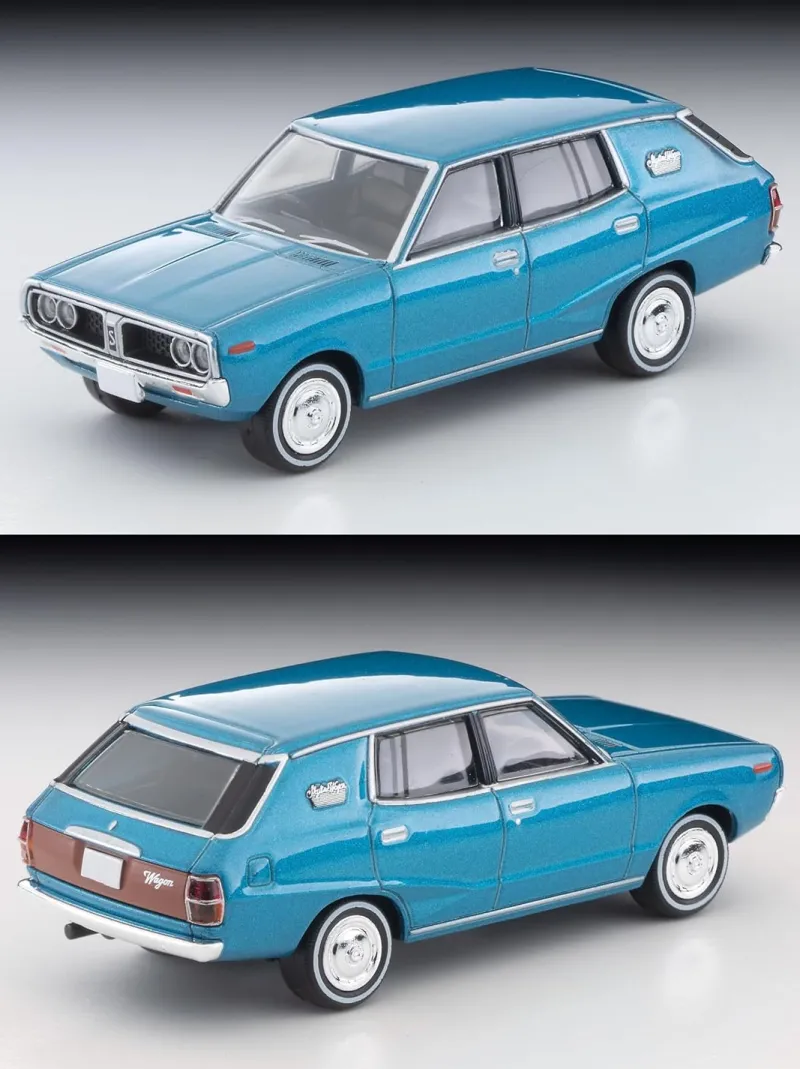 Tomytec Tomica Limited Vintage Neo 1/64 Nissan Skyline Wagon 1800 Sporty GL Blue 1972