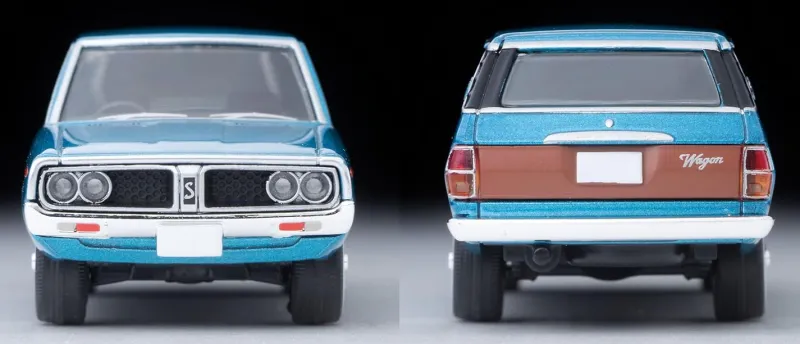 Tomytec Tomica Limited Vintage Neo 1/64 Nissan Skyline Wagon 1800 Sporty GL Blue 1972