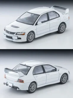 Tomytec Tomica LV-N349b Mitsubishi Lancer GSR Evolution IX MR Pearl White 2006 Model