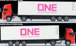 Tomytec Tomica LV-N292d Hino Profia 40ft Marine Container Trailer Ocean Network Express