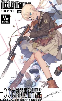Tomytec LittleArmory LA109 Type 100 Submachine Gun 1/12 Model Kit JAPAN OFFICIAL