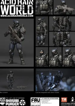 TOYS ALLIANCE Figure*Acid Rain FAV-A133 Akasabi Purger 1/18 Action Figure JAPAN