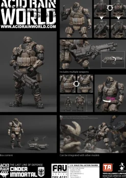 TOYS ALLIANCE Figure*Acid Rain FAV-A131 Cinder Immortal 1/18 Action Figure JAPAN