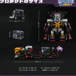 52Toys Beast Box Mega Mechabeast BMM-01 Psychotrain Action Figure JAPAN OFFICIAL