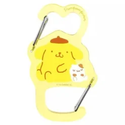 T'S Factory Sanrio Characters Pompompurin Twin Carabiner Holder JAPAN OFFICIAL