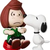 Medicom Toy Figure*Ultra Detail Figure No.827 UDF Peanuts Series 17 Peppermint Patty & Snoopy JAPAN