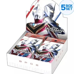 Tsuburaya Cards*Ultraman Card Game Raging Red and Blue BP02 Booster Pack Box TCG JAPAN