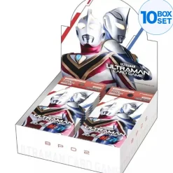 Tsuburaya Cards*Ultraman Card Game Raging Red and Blue BP02 Booster Pack Box TCG JAPAN