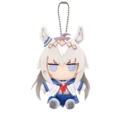 BANDAI Plush Toy*Uma Musume Cinderella Gray Chibi Sitting Oguri Cap Plush Mascot JAPAN OFFICIAL