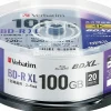 Verbatim Consumer Electronics*Blu-ray Disc 20 Spindle 100GB 4X Speed BD-R XL Printable VBR520YP20SD4