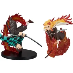 Banpresto Figure|Demon Slayer*VIBRATION STARS PLUS Demon Slayer Tanjiro Kamado Kyojuro Rengoku Figure Set of 2
