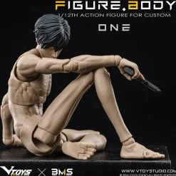 VTOYS x BMS Posable Figure Body ONE VB003 Yellow Skin 1/12 Action Figure JAPAN