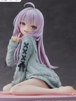 FuRyu Wandering Witch The Journey of Elaina Elaina knit ver. Repaint BLUE 1/7 Figure