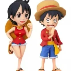 Banpresto Figure*Weekly Jump One Piece World Collectable Figure Left Hand & Lady Salad Luffy