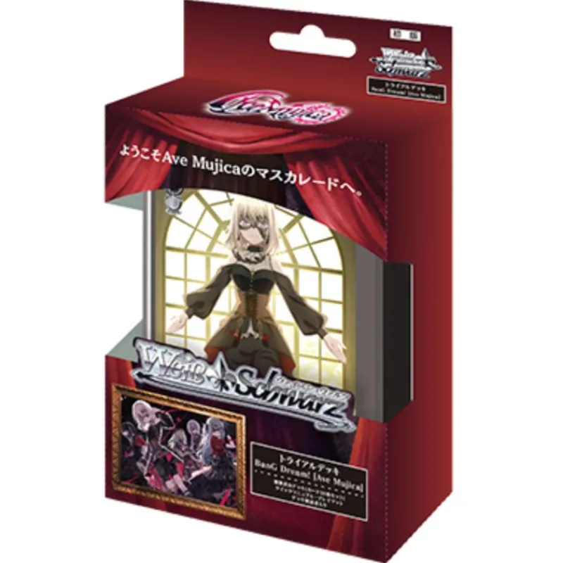 BUSHIROAD Weiss Schwarz BanG Dream! Ave Mujica Trial Deck TCG JAPAN OFFICIAL