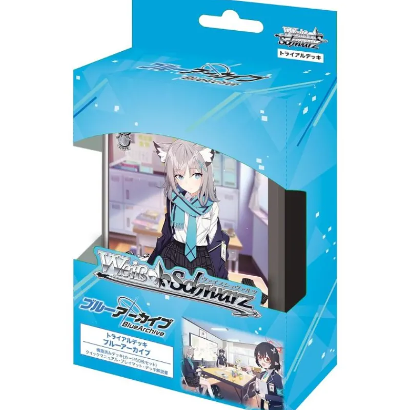 BUSHIROAD Cards|Weiss Schwarz*Weiss Schwarz Blue Archive Trial Deck Pack TCG JAPAN OFFICIAL