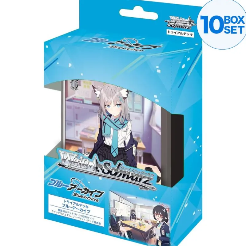 BUSHIROAD Cards|Weiss Schwarz*Weiss Schwarz Blue Archive Trial Deck Pack TCG JAPAN OFFICIAL