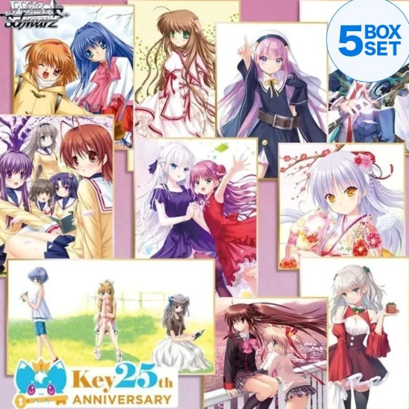 Bushiroad Weiss Schwarz*Weiss Schwarz Key 25th Anniversary Premium Booster Pack Box TCG JAPAN OFFICIAL